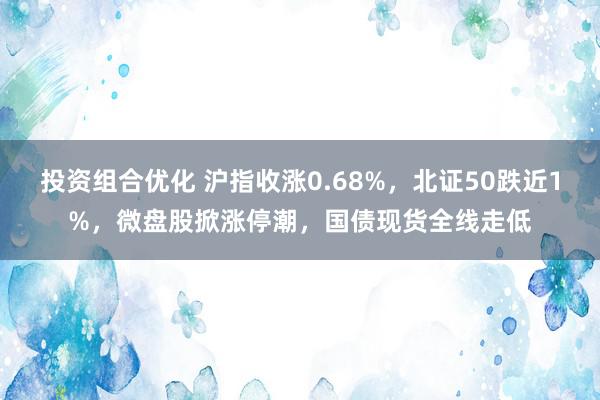 投资组合优化 沪指收涨0.68%，北证50跌近1%，微盘股掀涨停潮，国债现货全线走低